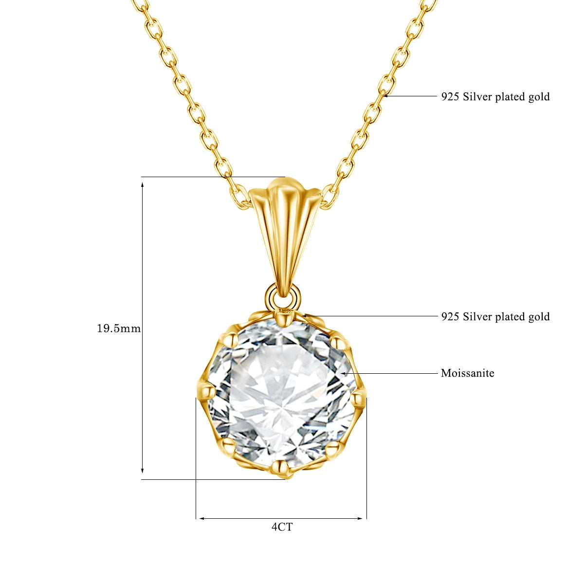 4 Carat Necklace For Women