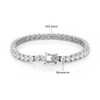 Luxury Real Moissanite Tennis Bracelet For Women